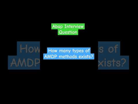 ABAP Interview Question #abaponhana #abap #sapabap #sap