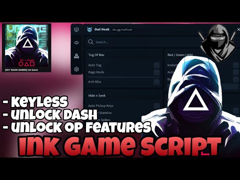 🔥 NEW Ink Game Script Showcase | Unlock Dash, Auto Choke & OP Features (2025 Update!) 🔥