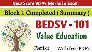 bedsv 101 unit 3 | bedsv 101 unit 4 | bedsv 101 block 1 | bedsv 101 important questions with answers