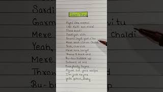 Jalebi Baby (Lyrics) ~ Tesher 🧡 #lyrics #song