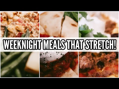 WEEKNIGHT MEAL IDEAS FOR BUSY MOMS | WHATS FOR DINNER | BUDGET FRIENDLY FAMILY MEALS