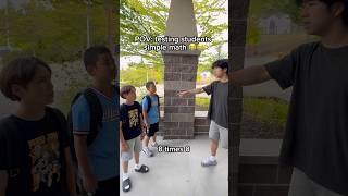 POV testing students simple math #short #math