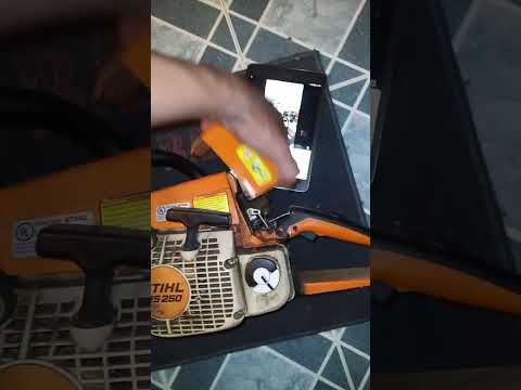 stihl ms250 winter mode   #our605life