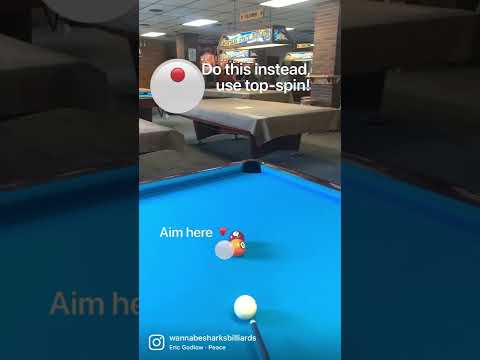 Gears principle! This shot comes up so all the time in 8-ball, one-pocket and straight-pool! #shorts