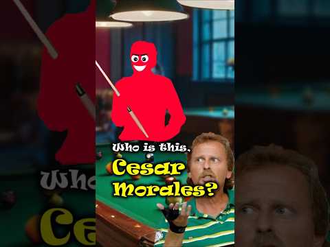 Unmasking the Legend: Efren Reyes as Cesar Morales!