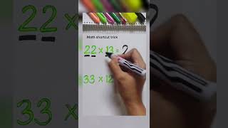 Best Multiplication Trick 🤯😱 #math #education #shorts