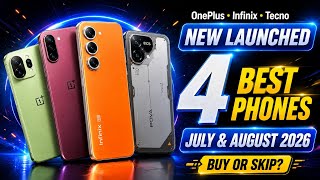 Top 4 Upcoming Smartphone 2026 | Best Gaming+Camera Processor 5G Mobile launch in India July- August