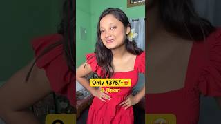 Affordable Red Dress From @flipkart just ₹375/-😱 #viralvideo #trendingshorts #flipkarthaul