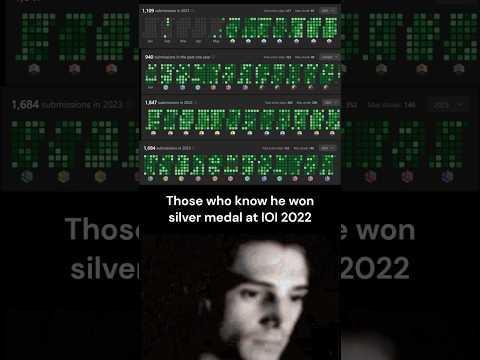 He started coding when he was 7 years old😱  #competitiveprogramming #programming #leetcode #coding