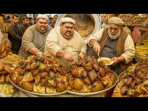 Unseen most Crowd Afghan street food | Kabuli pulao | Biryani | Roasted chicken