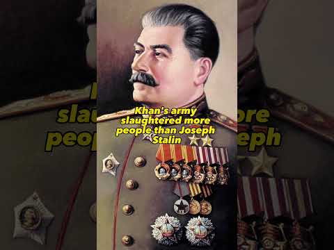 GENGHIS KHAN #genghiskhan #history #warrior #leader #mongol #empire #shorts