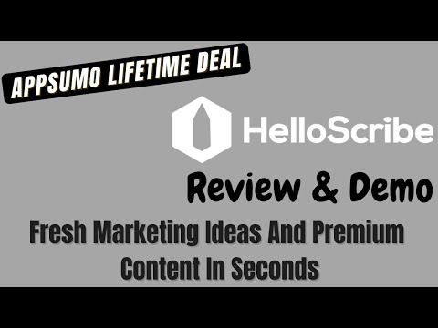 HelloScribe AppSumo Lifetime Deal Review - How Does HelloScribe  Work?