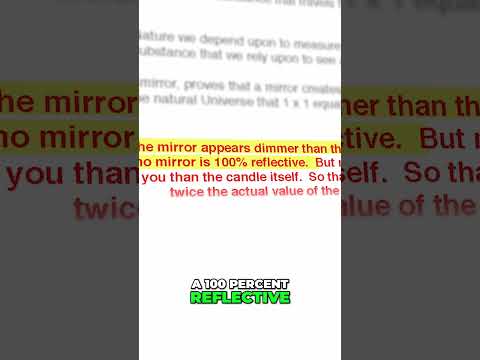 Why Mirrors Always Make Your Candle Look Dimmer #neildegrassetyson #terrencehoward #yourtubeshort