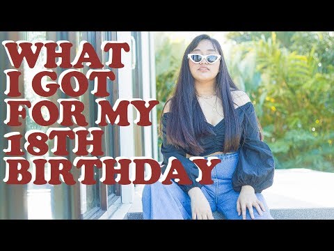 What I Got For My 18th Birthday | Ayessa Munich