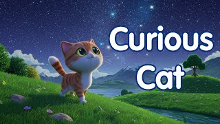 Curious Cat Story Poem | English Poem for Kids | Cute Cat Adventure