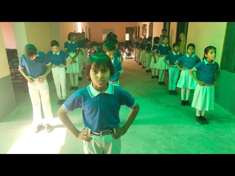 Aerobic exercise in our school 🏫