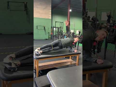 Side Plank Abduction (Band Resistance)