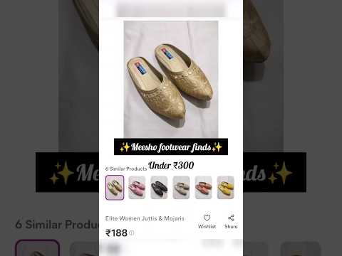 Affordable Meesho Footwear under ₹300 @Meesho #onlineshopping #footwear #meesho