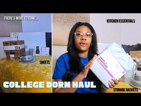 COLLEGE DORM HAUL| kitchen essentials, storage, & more to come…