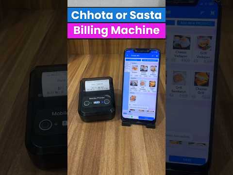 Viral Food Stall Billing Machine - Viral Food Stall Video #billingsoftware