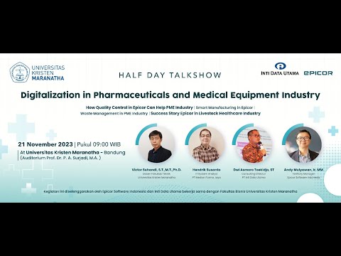 Half Day Talkshow Digitalization in Pharmaceuticals and Medical Equipment Industry