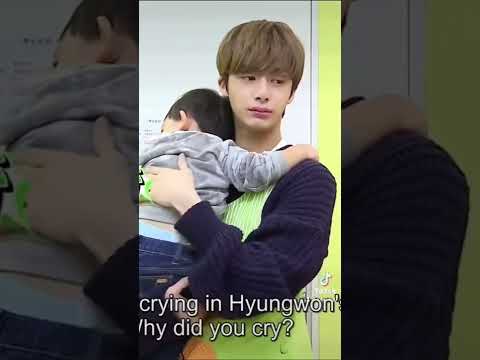 HYUNGWON AS A FATHER 😭#hyungwon #monstax #monbebe #kpop #idol #idol #korea #korean #baby #show