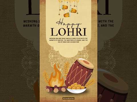 Happy Lohri 2025! #lohri #lohrisongsinstatus #lori #status #whatsappstatus #lohri2025 #reels #shorts