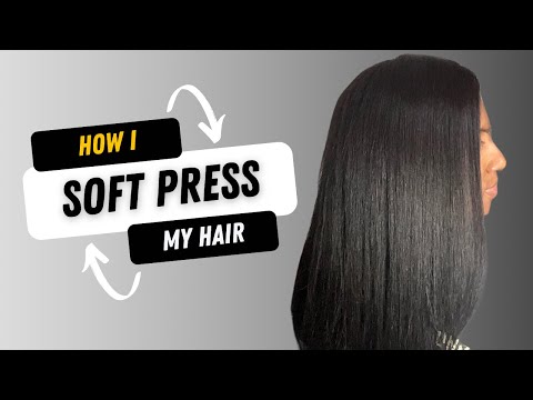 Weekly silk press routine | Soft press on natural hair | My favorite flat iron!