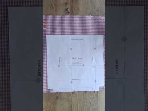 How to cut on the fold - sewing tutorial