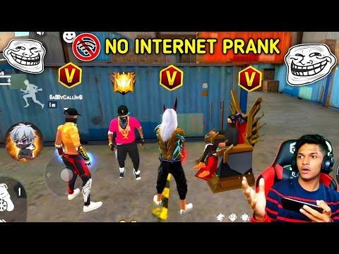No Internet Prank 😂 IN LONE WOLF | Free Fire 🔥 Funny Gameplay | PRIME FF Part-12