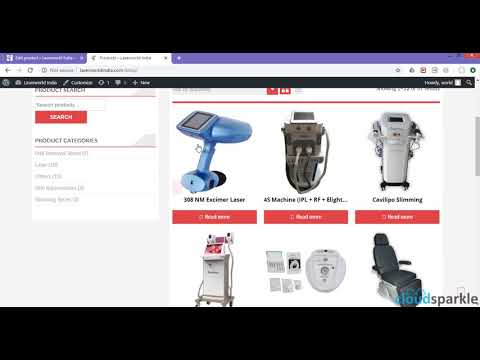 Laserworld India Website Product Update
