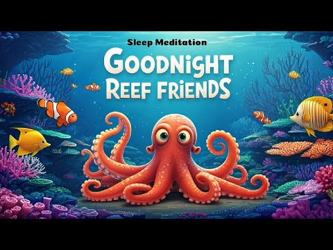 Sleep Meditation for Toddlers GOODNIGHT REEF FRIENDS 🐠 😴.💤 Best Bedtime Story for Kids