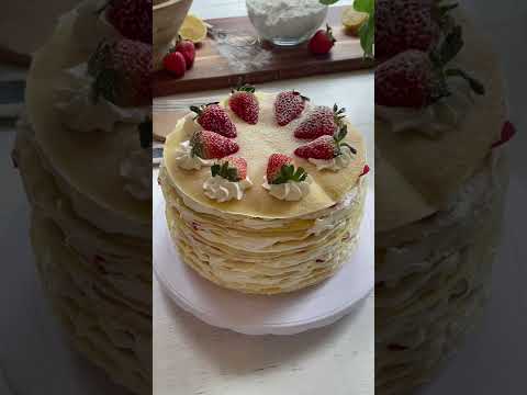 Easy Quick Chocolate Crepes Cakes by mxriyum #shorts #easyrecipe #crepes #crepecake #chocolatecake