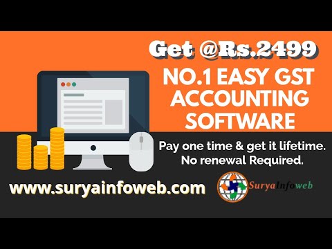 SuryaInfoweb Easy and Simple Excel GST Billing System Demonstration