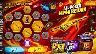 Poker Mp40 Return Confirm 2026💥🤯| Next Universal Ring All Evo Bundle Return Event l Ff New Event