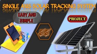 [DIY] How to make solar tracker| single axis solar tracking system | ELECTRO EXPLORER |SAPAN PRADHAN