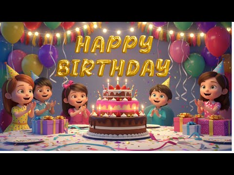 Happy Birthday Song for Kids | celebration birthday song | Children Songs with countdown 2025