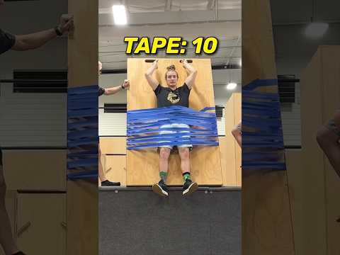 HOW MUCH TAPE STICKS ME TO A WALL? 😂