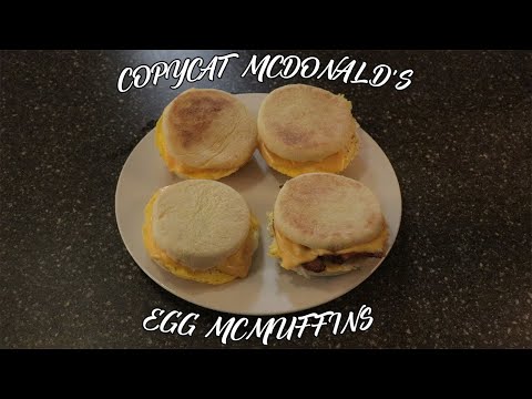 Copycat McDonald's Egg McMuffin Recipe!