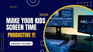 Make your kids screen time healthy and productive !!#onlineclasses  #screentime #kids #learntocode