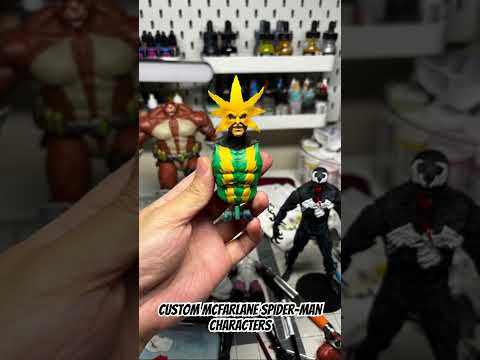 Custom McFarlane Spider-man characters! #marvel #customactionfigures #actionfigure #spiderman