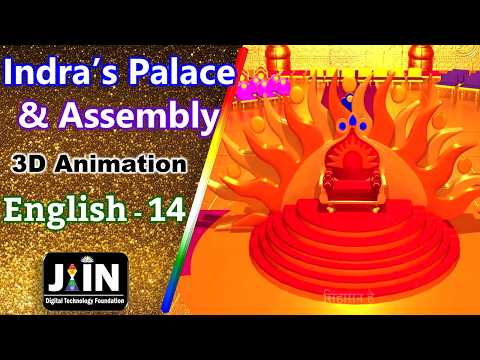 Indra’s Palace & Assembly ● English Jain Bhugol - 14 ● Jain Cosmology ● Heaven ● Tatvarthsootra