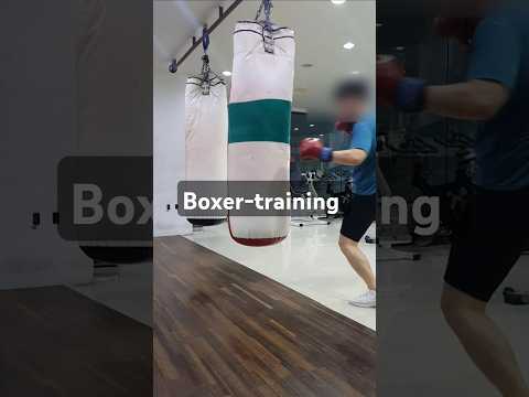 boxing member with over 10 years of experience – Sandbag training video #boxer #training #vlog