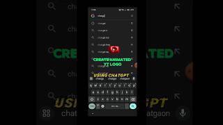 Create YT logo using chatgpt 🔥 #chatgpt #chatgpt4 #chatgptcourse #coding