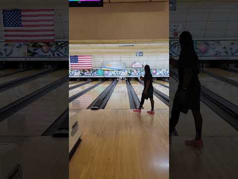 Day 160  Of One Strike A Day Ball Used:Ion Max 🍨💟#2handedbowling #bowling #bowlervibes