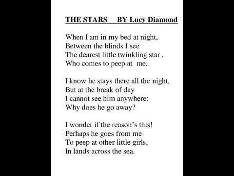 The stars by Lucy Diamond/English day competition 2023/Grade 03/poetry recitation