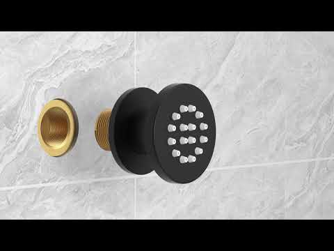 Easy to Install Bostingner Shower Body Jet