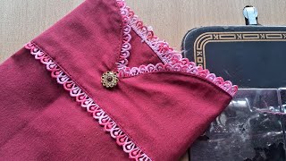 Trouser Design with Lace Cutting and Stitching ||Trouser ke design||Anjum Fashion Point