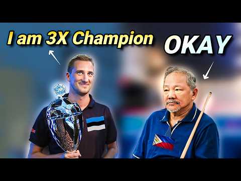 The Day Old EFREN REYES Humbled the No. 1 PLAYER of ESTONIA