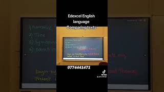 Edexcel grade 9 text analysis